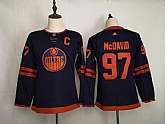 Youth Oilers 97 Connor McDavid Navy 50th anniversary Adidas Jersey,baseball caps,new era cap wholesale,wholesale hats